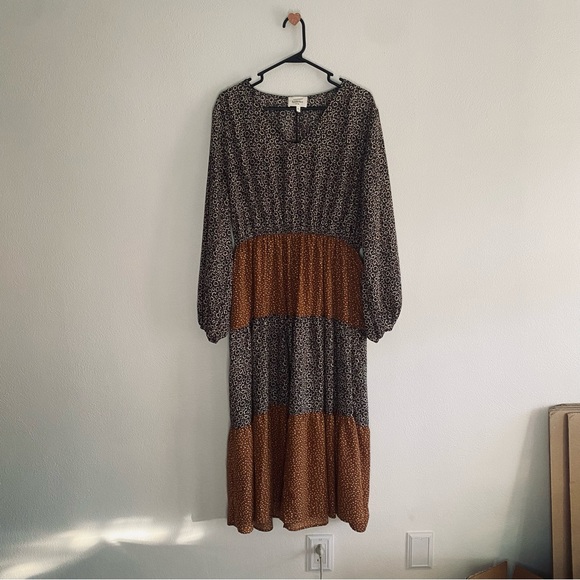 Bohme Kiera floral and polka dot midi dress - Picture 2 of 14